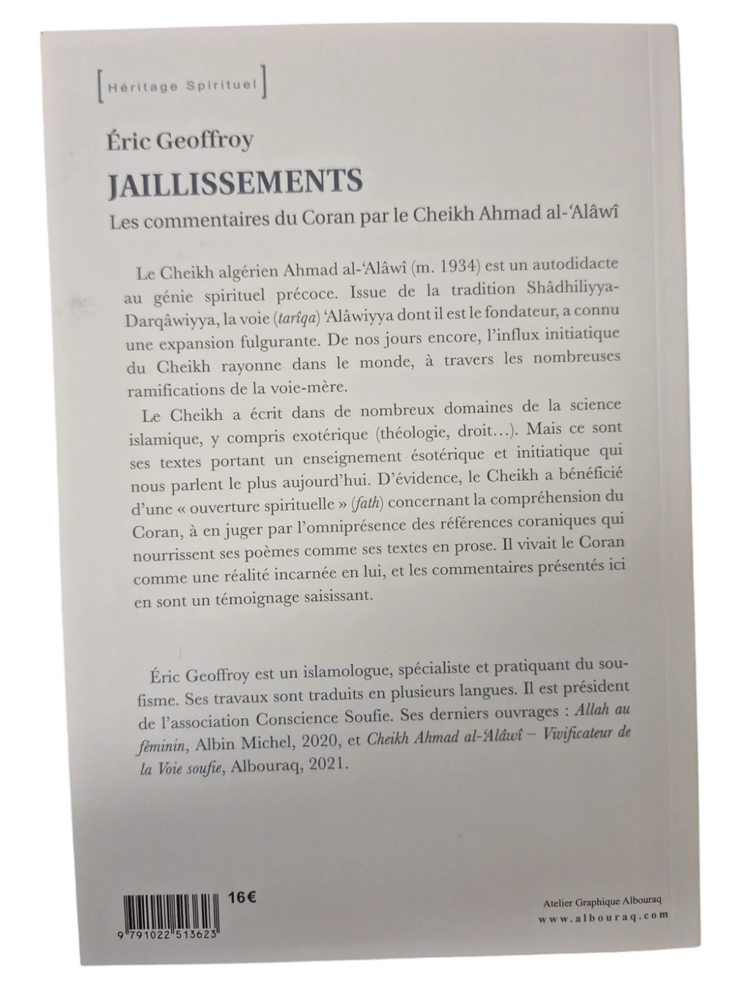 Jaillissements - Les commentaires du Coran par le cheikh Ahmad al-'Alâwî – Image 2