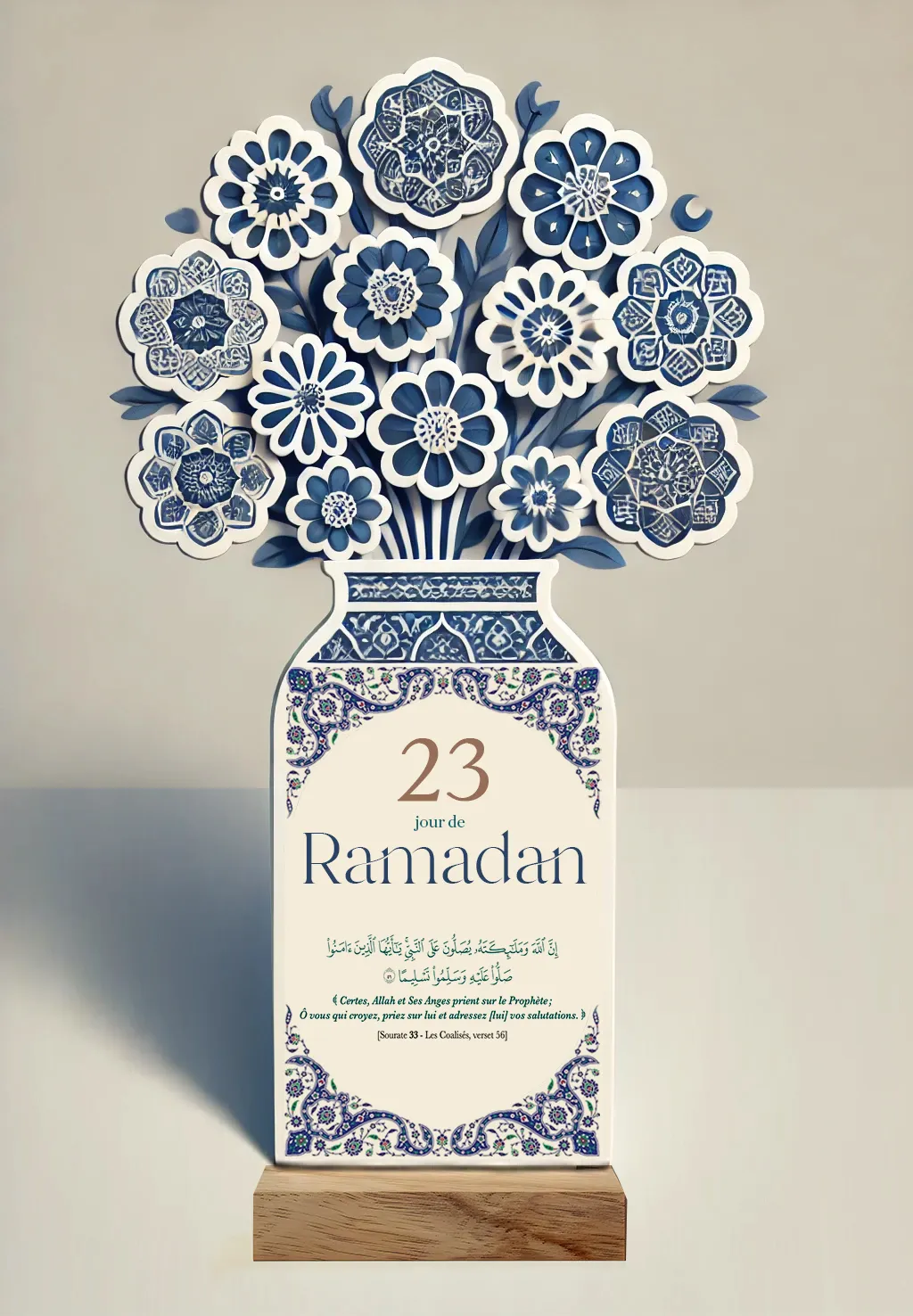 Mon bouquet floral du Ramadan - 30 cartes de sagesse