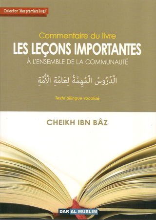 Commentaire du livre « Leçons importantes »